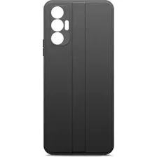 Чехол для телефона BoraSCO Microfiber Case для Tecno Pova 3 70755 (черный)