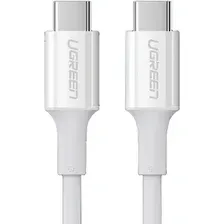 Кабель Ugreen US300 60552 USB Type-C - USB Type-C (2 м, белый)