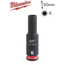 Головка ударная удлиненная 6 мм, 1/4" Milwaukee 4932480255