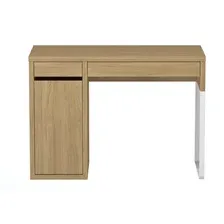 Стол письменный Компи 105 (IKEA MICKE), дуб скандинавский