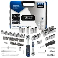 Набор инструментов 108 пр. 1/4'', 3/8''(6гр.) (4-22мм) SCH410825DS SCHEPPACH