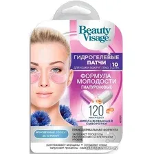  Фитокосметик Патчи для глаз Beauty Visage гидрогелевые Гиалуроновые Формула молодости (10x17 г)