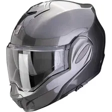 Мотошлем Scorpion Exo Exo-Tech Evo Pro Solid (р. 2XL, серый металлик)