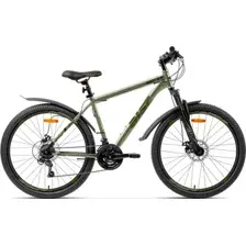Велосипед AIST Quest Disc 26 р.20 2025 (разобранный, зеленый)