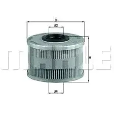 Топливный фильтр Mahle Knecht KX79D