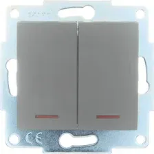 Выключатель Lezard Asti 7081-3588-112 (платина)