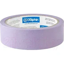 Лента малярная Blue Dolphin Washi для деликатных работ WDT_56719 (0.029x25м, фиолетовый)