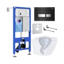 Инсталляция с унитазом подвесным Roxen StounFix Dual Fresh 868448