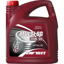 Моторное масло Favorit Multi SG 20W50 API SG/CD / FV3401-5 (5л)