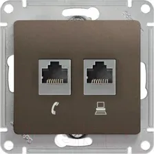 Розетка Systeme (Schneider) Electric Glossa GSL000885