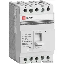 Выключатель автоматический EKF PROxima ВА-99 125125А 3P 25кА mccb99-125-125