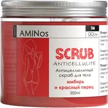 Скраб для тела Giorgio Capachini Aminos, Butter-Scrab, Пенный, Антицеллюлитный, с драгоценными маслами, 300 г