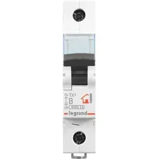 Выключатель автоматический Legrand TX3 1P B 25A 6kA 1M 403974