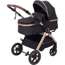 Универсальная коляска Rant Basic Roller Gold RA161 (2 в 1, black)