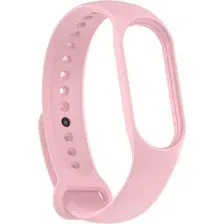 Ремешок Rumi силиконовый для Xiaomi Smart Band 7 (пастельно-розовый)