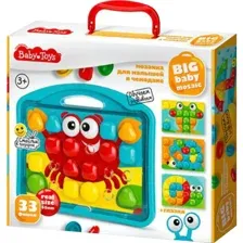 Мозаика для малышей Baby Toys Краб, 04102