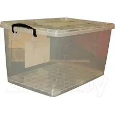 Контейнер для хранения Росспласт 532347 (50л, прозрачный)