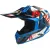 Мотошлем AIM RH855 Carbon Razor RH855R-DBR-S (S, синий/красный)