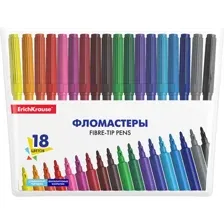 Фломастеры Erich Krause Basic 53369 (18 цв)