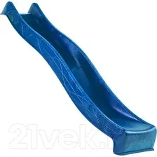 Скат для горки KBT Tsuri HDPE / 402.015.004.001 (с подключением к воде, синий)
