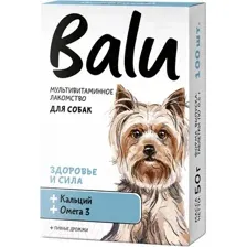 Витамины для животных BaLu Здоровье и сила кальций и омега 3 / 228003741 (100таб)