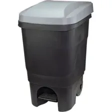 Мусорное ведро Idea М2398 60 л (серый)