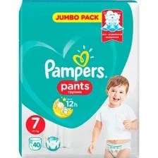 Подгузники-трусики Pampers Pants-7 34 шт.