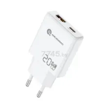 Сетевое зарядное устройство ATOMIC BLADE G203 GAN белый