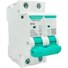 Выключатель автоматический Tengen TGB1N-63 2P 10A B 6kA 2M TGB1N-63-2-10B