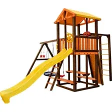 Игровой комплекс Perfetto Sport Bari-7 (качели лодочка, паутина)