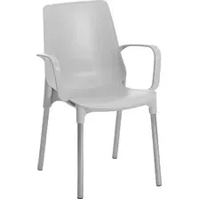 Стул с подлокотниками TetChair Genius с подлокотником (серый/хром)