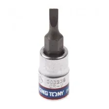 Головка торцевая 1/4" с вставкой-битой SL3,5х37 мм KING TONY 203235