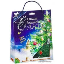 Набор для создания поделок/игрушек Bondibon Самая компактная елка. Укрась своими руками! ВВ1935