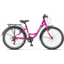 Велосипед STELS Cristy 430 24V (14, фиолетовый/розовый, разобранный, в коробке)