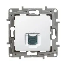 Розетка компьютерная скрытой установки Legrand ETIKA 672241, белый