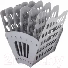 Лоток для бумаг Brauberg Basic / 237020 (серый)