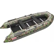 Надувная лодка Roger Boat Hunter 3200 (без киля, зеленый камуфляж/черный комби)