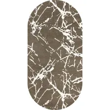 Ковер для жилой комнаты Safyun Bravo SN539-LIGHT-BROWN-OVAL (1x2)