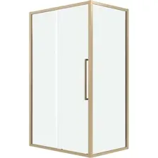 Душевой уголок Grossman Cosmo 100x100x195 120.K33.02.1010.32.00 (золото сатин/стекло прозрачное)