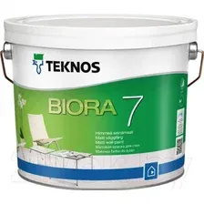 Краска Teknos Biora 7 Base 1 9л (белый)