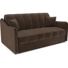 Диван Мебель-АРС аккордеон Давос НПБ 155x200 см M2-114-7 (велюр молочный шоколад НВ-178/13)