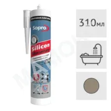 Силиконовый герметик Sopro 034 (18) песочно-серый, 310 мл