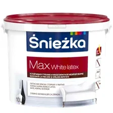 Краска SNIEZKA MAX WHITE LATEX 10л.