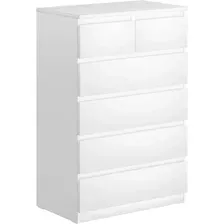 Комод Mio Tesoro Мальта 6 ящиков 80x121 2.05.02.100.1 (белый)