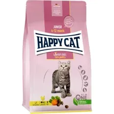 Сухой корм для кошек Happy Cat Junior 4-12 Month Land Geflugel птица, без злаков 1.3 кг