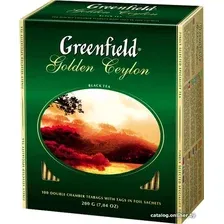 Черный чай Greenfield Golden Ceylon 100 шт