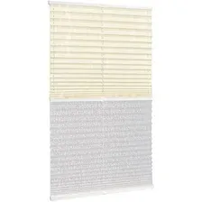 Плиссе Delfa Mirror СПШ-3901/1102 Basic Transparent (73x160, кремовый/белый)