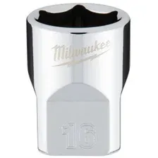 Головка торцевая шестигранная 3/8" 16мм Milwaukee