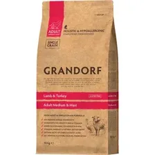 Сухой корм для собак Grandorf Adult Medium &amp; Maxi Lamb &amp; Turkey (с ягненком и индейкой) 10 кг