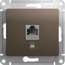 Розетка Systeme (Schneider) Electric Glossa GSL000881K